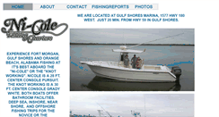 Desktop Screenshot of nicolefishingcharters.com